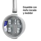 Tubo Conduit 1 1/4' para mufa, pared gruesa (0.9 mm), 3 m 4