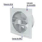 Extractor de aire de 8', blanco, VOLTECK 2