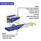 Ventilador de techo para interior, 56', blanco, VOLTECK 4