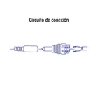 Conector de energía para CCTV tipo macho, VOLTECK 3