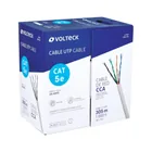 Metro de cable UTP CAT5E, Bobina de 305m, blanco, VOLTECK 1