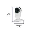 Cámara de seguridad WiFi fija para interior, 2MP 4