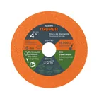 Disco de diamante 4', corte de vidrio, TRUPER 1