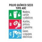 Extintor portátil desechable 300 g, polvo tipo ABC, TRUPER 2