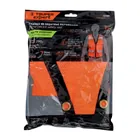 Chaleco seguridad reforzado naranja con bolsas, EG, EXPERT 4