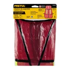 Chaleco de seguridad con cintas reflejantes, rojo, PRETUL 3