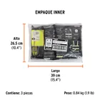 Chaleco de seguridad de alta visibilidad, amarillo,M, EXPERT 5