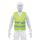 Chaleco de seguridad amarillo con cintas de alta visibilidad 1