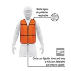 Chaleco de seguridad, uso de día, naranja, PRETUL 2