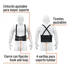 Faja lumbar con tercer cinturón, talla M, TRUPER 3