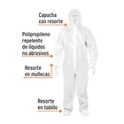 Overol desechable, talla M, TRUPER 2
