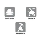 Guantes de carnaza y loneta, unitalla, PRETUL 4