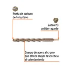 Broca para concreto de 1 x 12', TRUPER 2