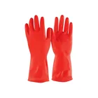 Guantes de látex para limpieza, rojos, CH, PRETUL 1