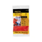 Guantes de látex para limpieza, rojos, M, PRETUL 2