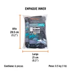 Guantes de nitrilo verde, multiusos, CH, TRUPER 8
