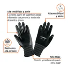 Guantes de nylon recubiertos de nitrilo, XG, TRUPER 3