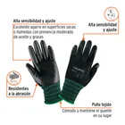 Guantes de nylon recubiertos de nitrilo, M, TRUPER 3