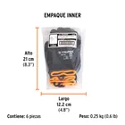 Guantes de poliéster con puntos de PVC en palma, CH, TRUPER 6