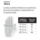 Guantes de poliéster con puntos de PVC en palma, G, TRUPER 4