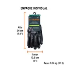 Guantes de poliéster recubiertos de nitrilo, G, TRUPER 5
