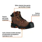 Bota de seguridad café, #29 casquillo de aramida, TRUPER 2