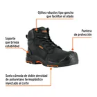 Bota de seguridad negra, #27 casquillo de aramida, TRUPER 2