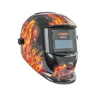 Careta electrónica para soldar sombra 9-13, fuego, PRETUL 1