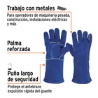 Guantes para soldador, reforzados, azules, TRUPER 2