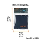 Protección para soldar, capucha de mezclilla, TRUPER 5