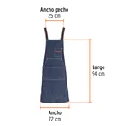Mandil multiusos, de mezclilla, TRUPER 3