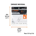 Respirador plegable N95, para polvos y partículas, TRUPER 4