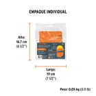 Cubrenuca para casco, naranja con reflejante, TRUPER 5