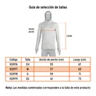 Playera protección solar, manga larga, con gorro, hombre, M 4