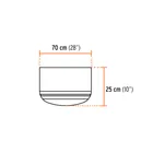 Protector solar plegable para casco, verde con reflejante 4