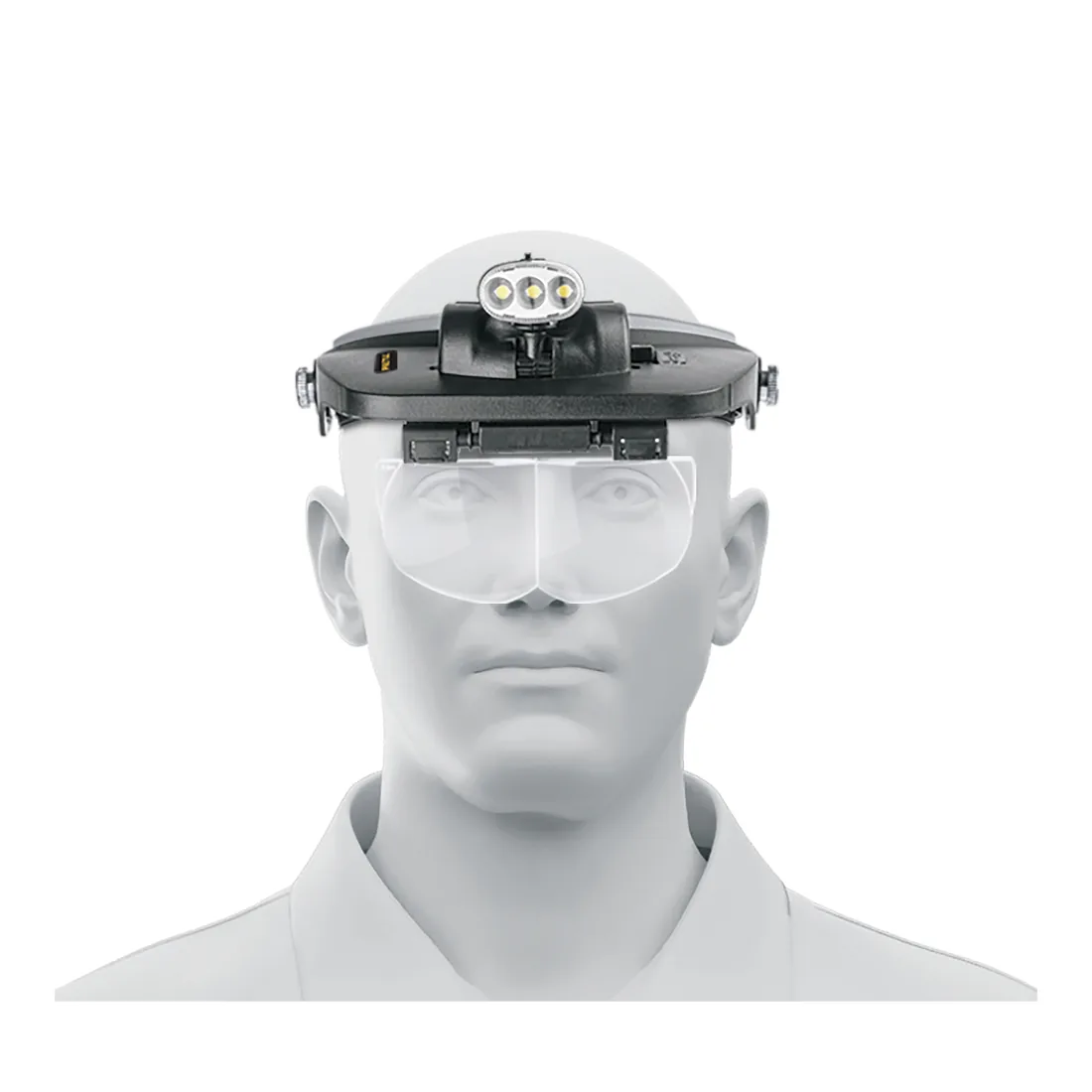 Lupa optovisor de 3 leds, PRETUL
