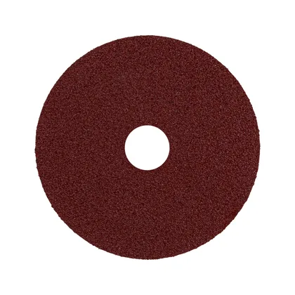 Disco de lija 4-1/2' con respaldo de fibra, grano 50, TRUPER