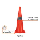 Cono de precaución de 90 cm de PVC, TRUPER 2