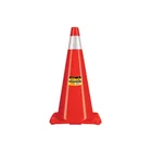 Cono de precaución de 70 cm de PVC con reflejante, PRETUL 1