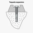 Tope de 55 cm para estacionamiento, TRUPER 3