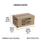 Rollo de 5 m de cinta antiderrapante negra 25mm con abrasivo 8