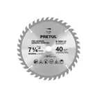 Disco sierra 7-1/4' p/madera, 40 dientes centro 5/8', PRETUL 1