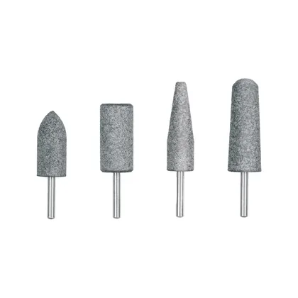 Juego de 4 piedras montadas zanco 1/4', acero inoxidable