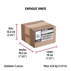 Bolsa con 1 kg de clavos para concreto galvanizados 2-1/2' 3