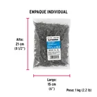 Bolsa con 1 kg de clavo estándar 1-1/4' con cabeza, FIERO 4