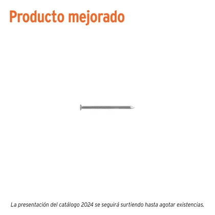 Bolsa con 1 kg de clavo estándar 1-1/2' con cabeza, FIERO