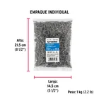 Bolsa con 1 kg de clavo estándar 1-1/2' con cabeza, FIERO 4