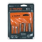 Juego de 5 extractores tipo espiral de tornillos, TRUPER 3
