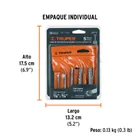 Juego de 5 extractores tipo espiral de tornillos, TRUPER 4
