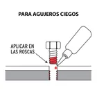 Fijador de roscas, permanente, 10 ml, rojo, TRUPER 3